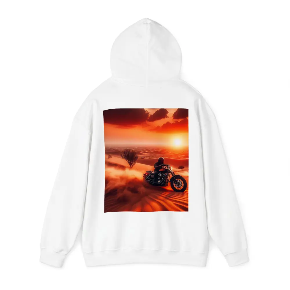 Harley Davidson Cruiser Desert Sunset Ride – Hoodies