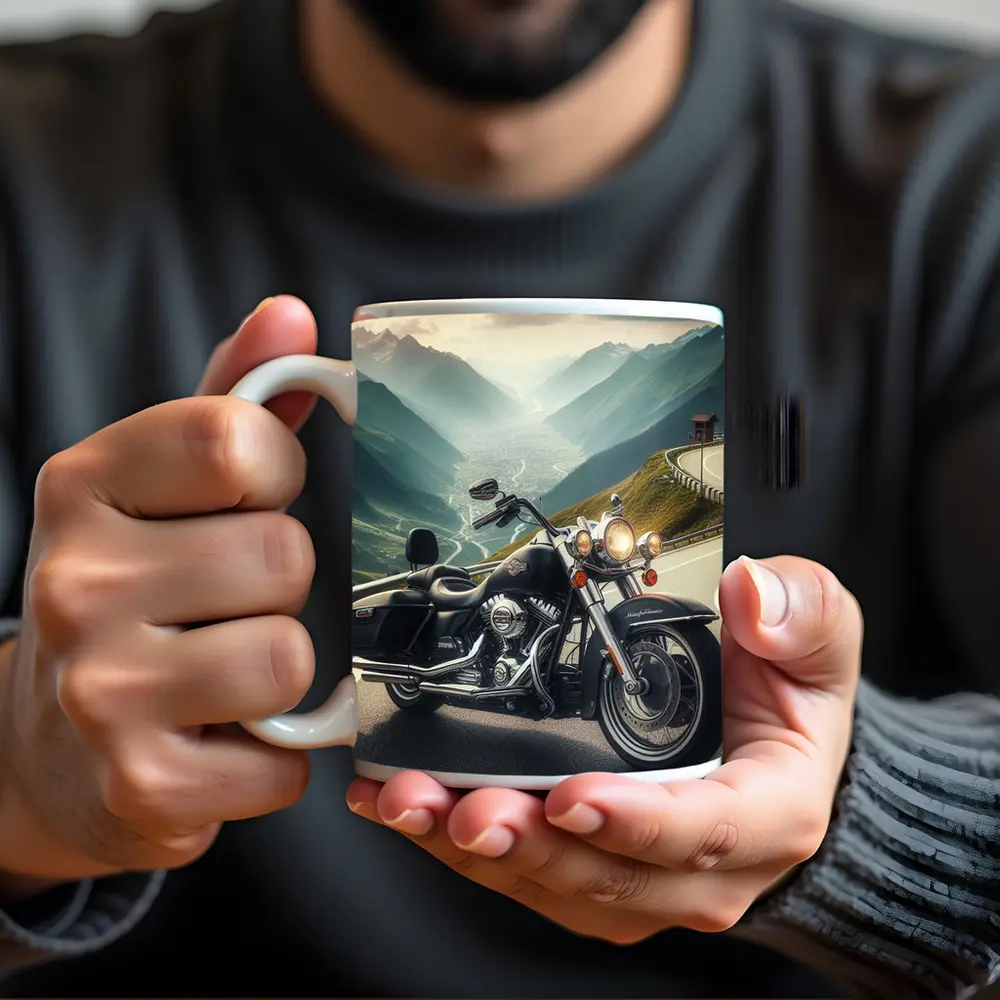 Harley Davidson Road King Mountain Pass – Mugs