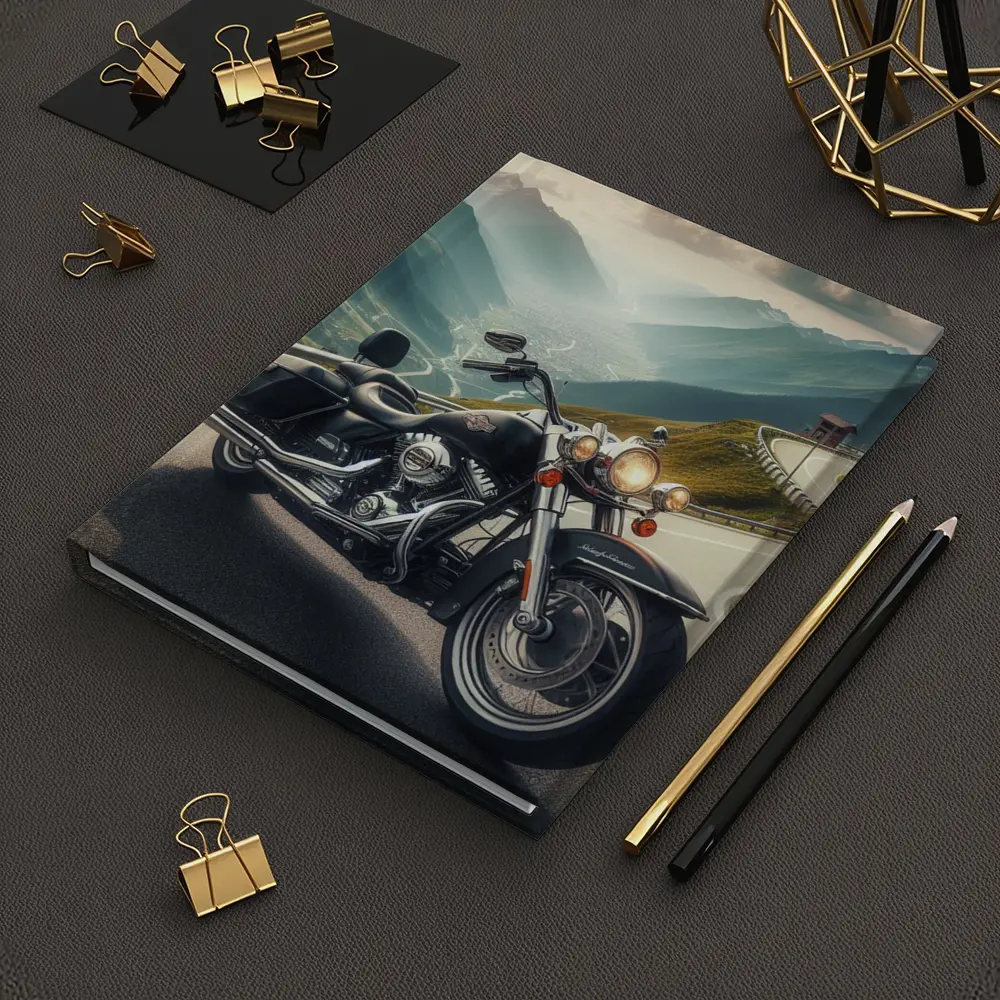 Harley Davidson Road King Mountain Pass – Notebooks