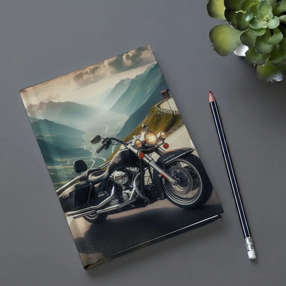 Harley Davidson Road King Mountain Pass – Notebooks