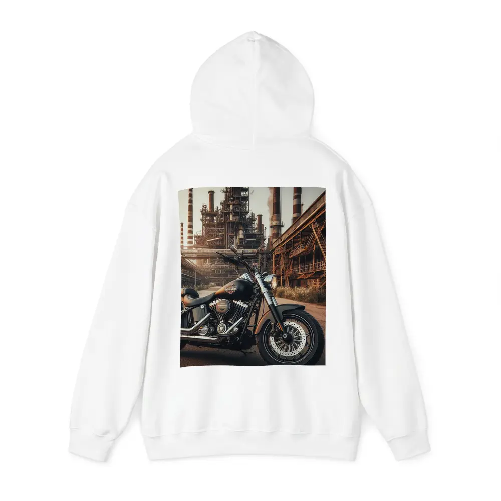 Harley Davidson Cruiser Industrial Factory Background – Hoodies