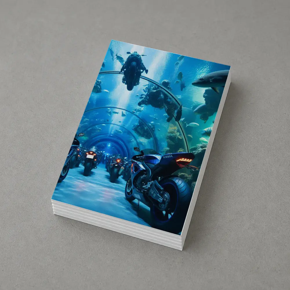 Yamaha Sport Bikes Underwater Aquarium Tunnel – Postcards