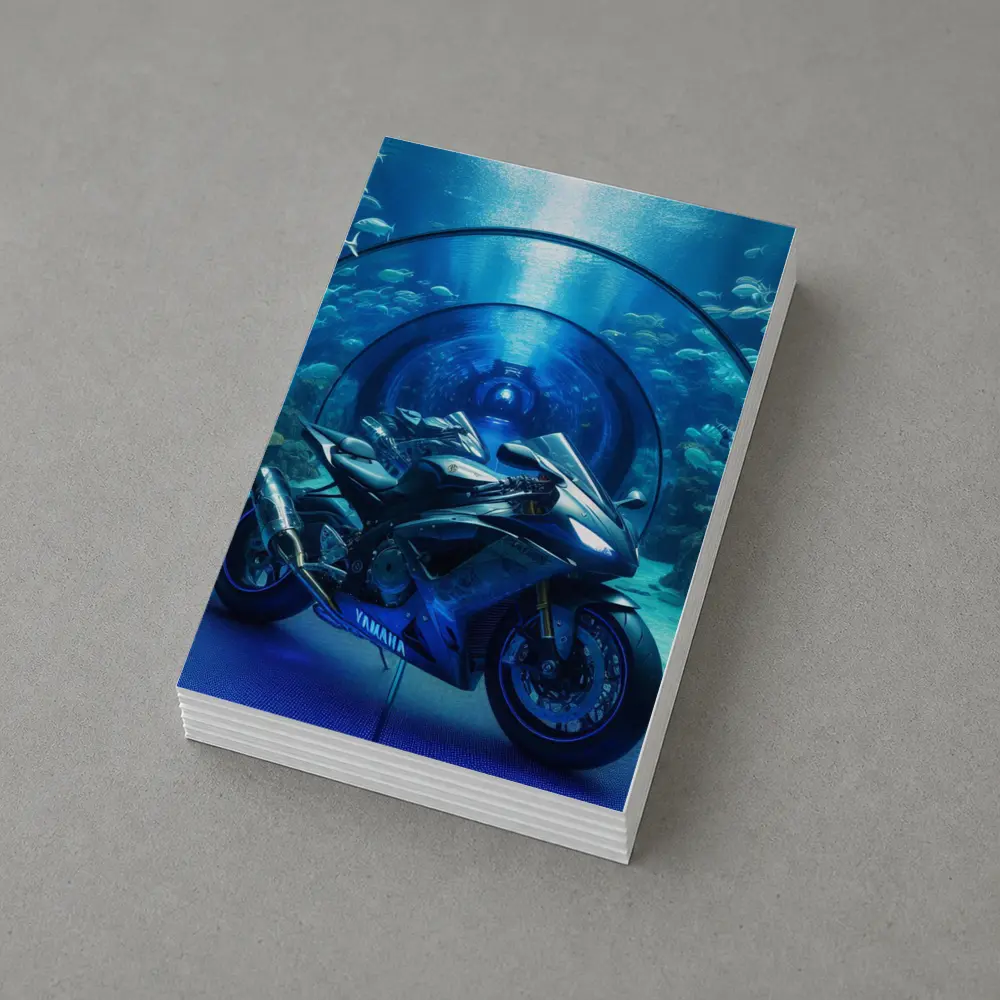 Yamaha Sport Bike Underwater Aquarium Tunnel – Postcards