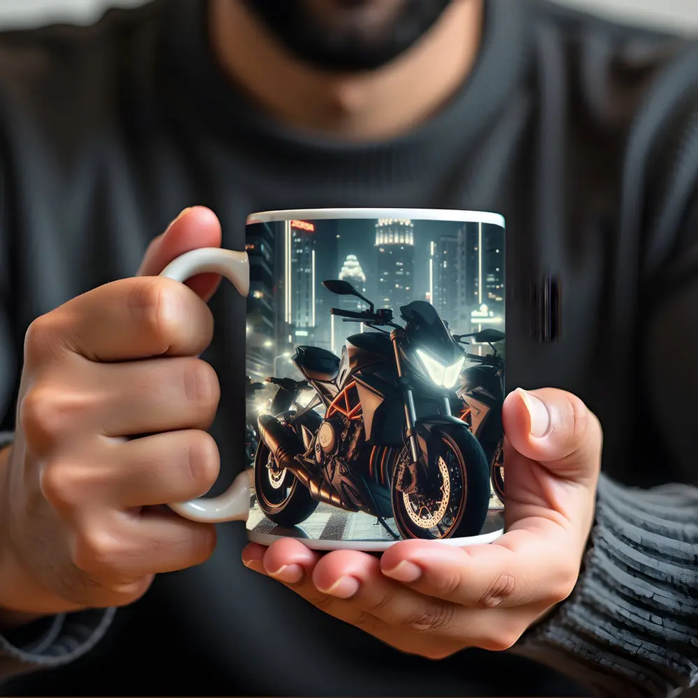 KTM Naked Bike City Night Streets – Mugs