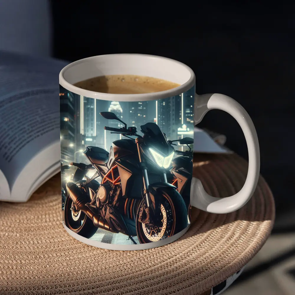 KTM Naked Bike City Night Streets – Mugs