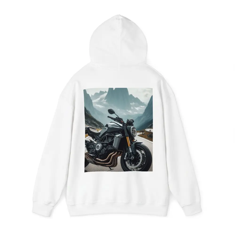 Naked Streetfighter Motorcycle Alpine Mountain Road – Hoodies