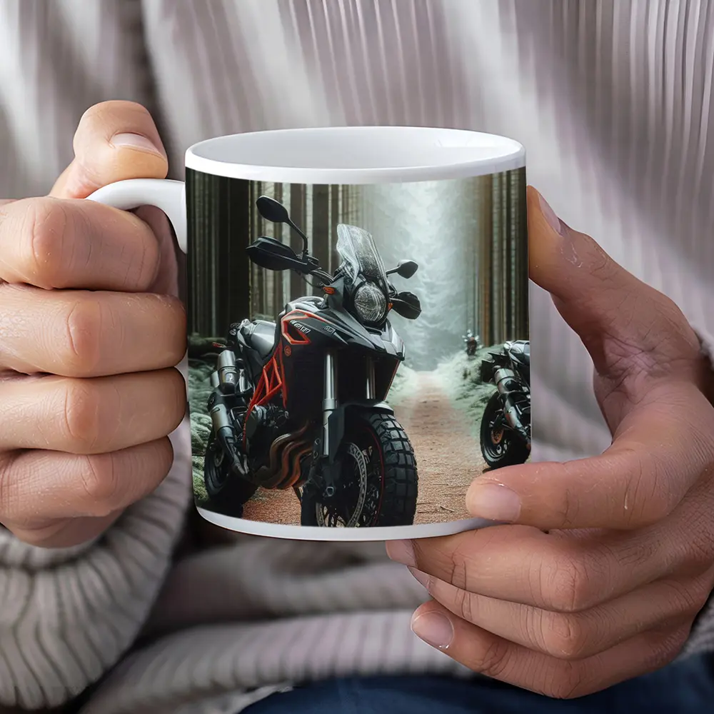 Adventure Dual Sport Bike Misty Forest Trail – Mugs