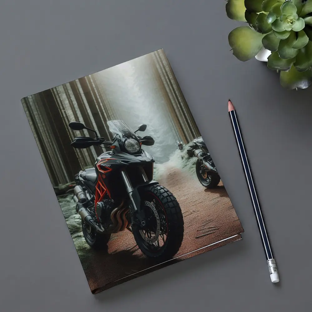 Adventure Dual Sport Bike Misty Forest Trail – Notebooks