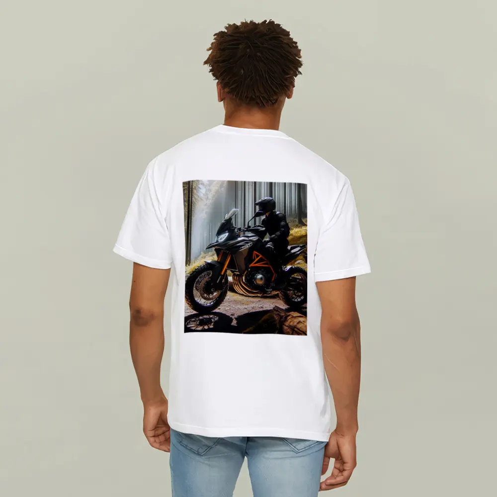 KTM Adventure Motorcycle Rider Forest Light – T-Shirts