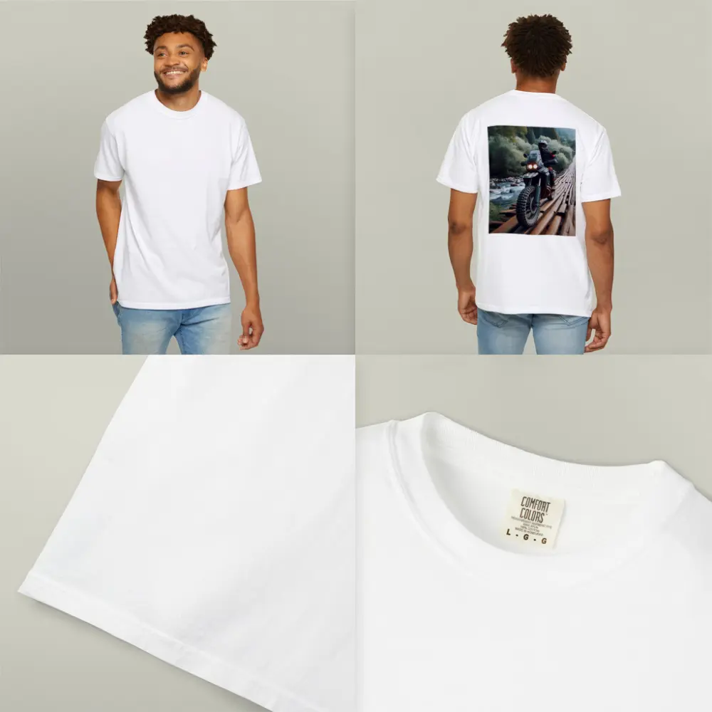 Adventure Dual Sport Bike Forest River Crossing – T-Shirts
