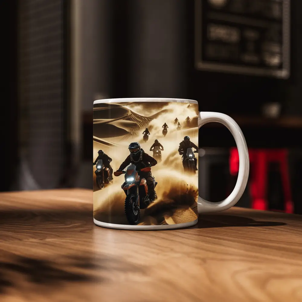 Desert Dune Rally Motorcycles Sand Storm Riders – Mugs