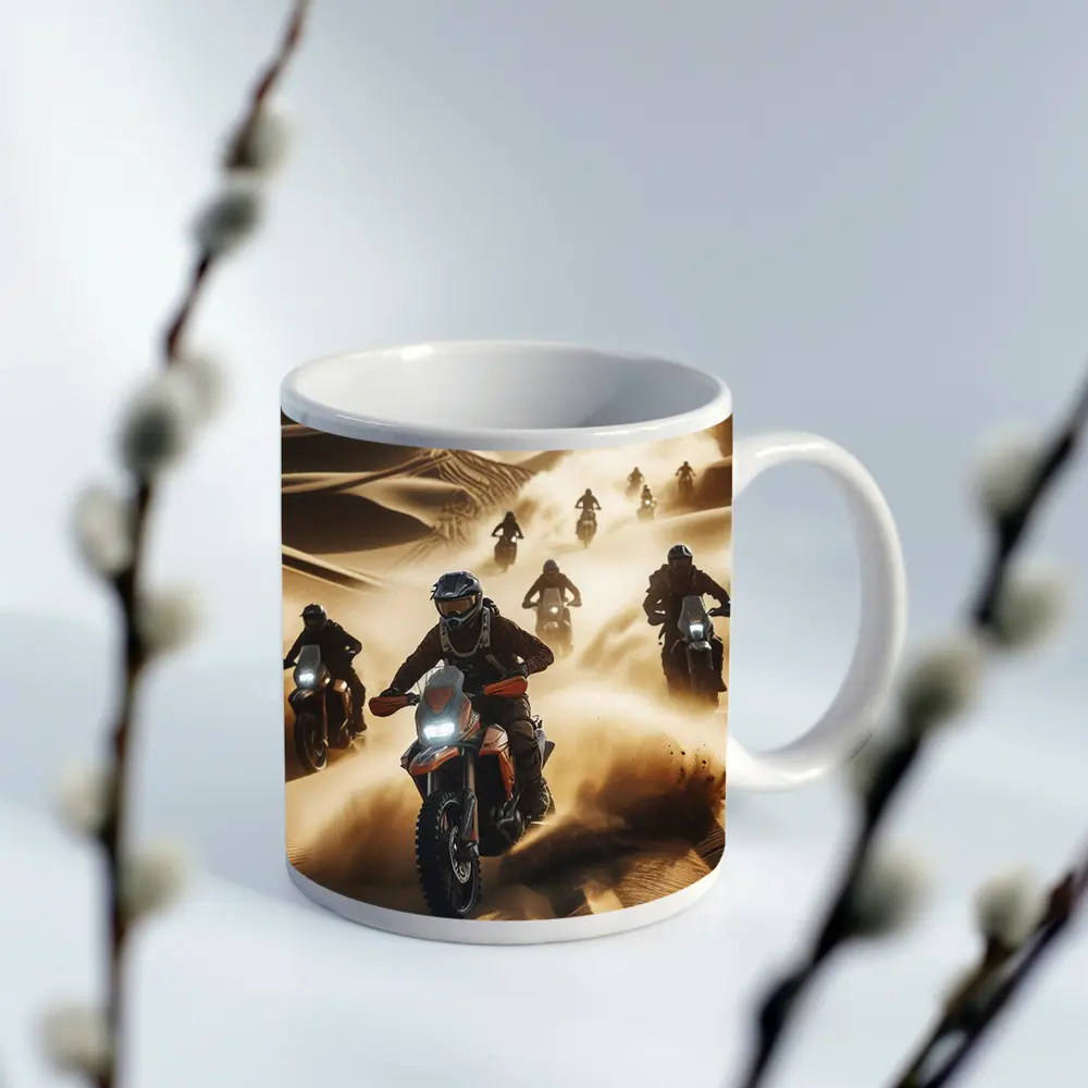 Desert Dune Rally Motorcycles Sand Storm Riders – Mugs