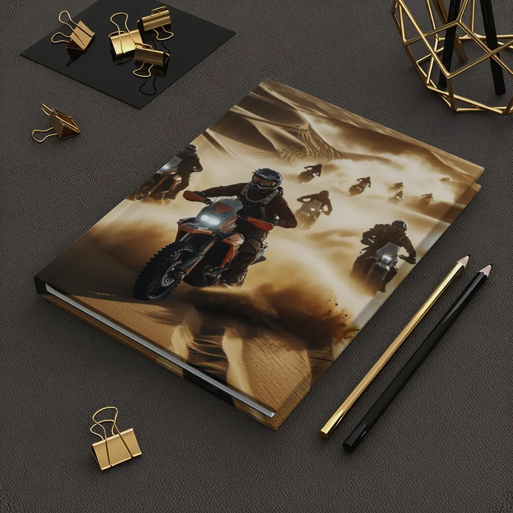 Desert Dune Rally Motorcycles Sand Storm Riders – Notebooks