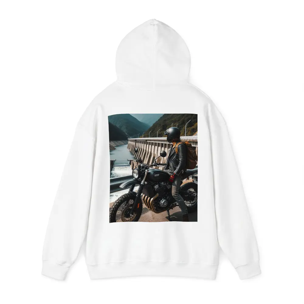 Scrambler Motorcycle Rider by Mountain Dam – Hoodies