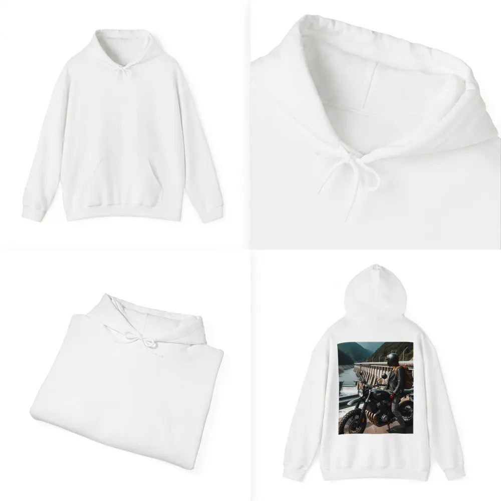 Scrambler Motorcycle Rider by Mountain Dam – Hoodies