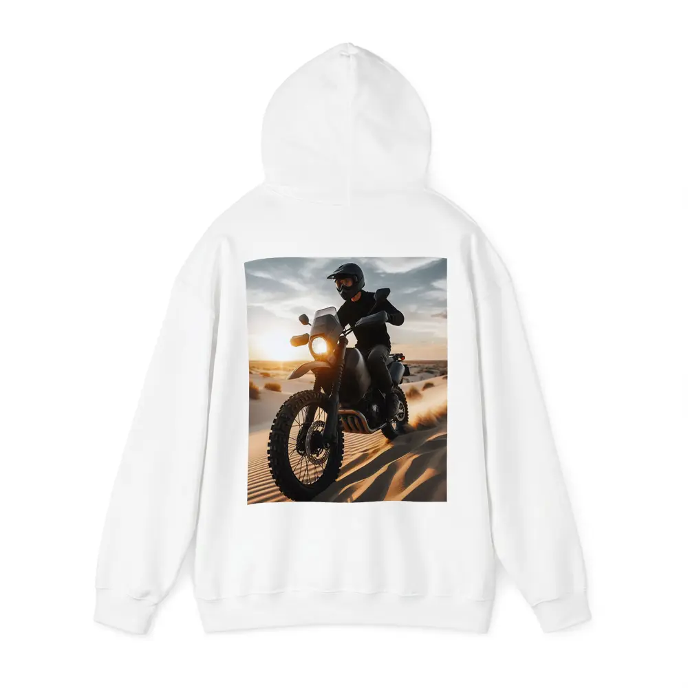 Adventure Dual Sport Bike Desert Sunset Rider – Hoodies