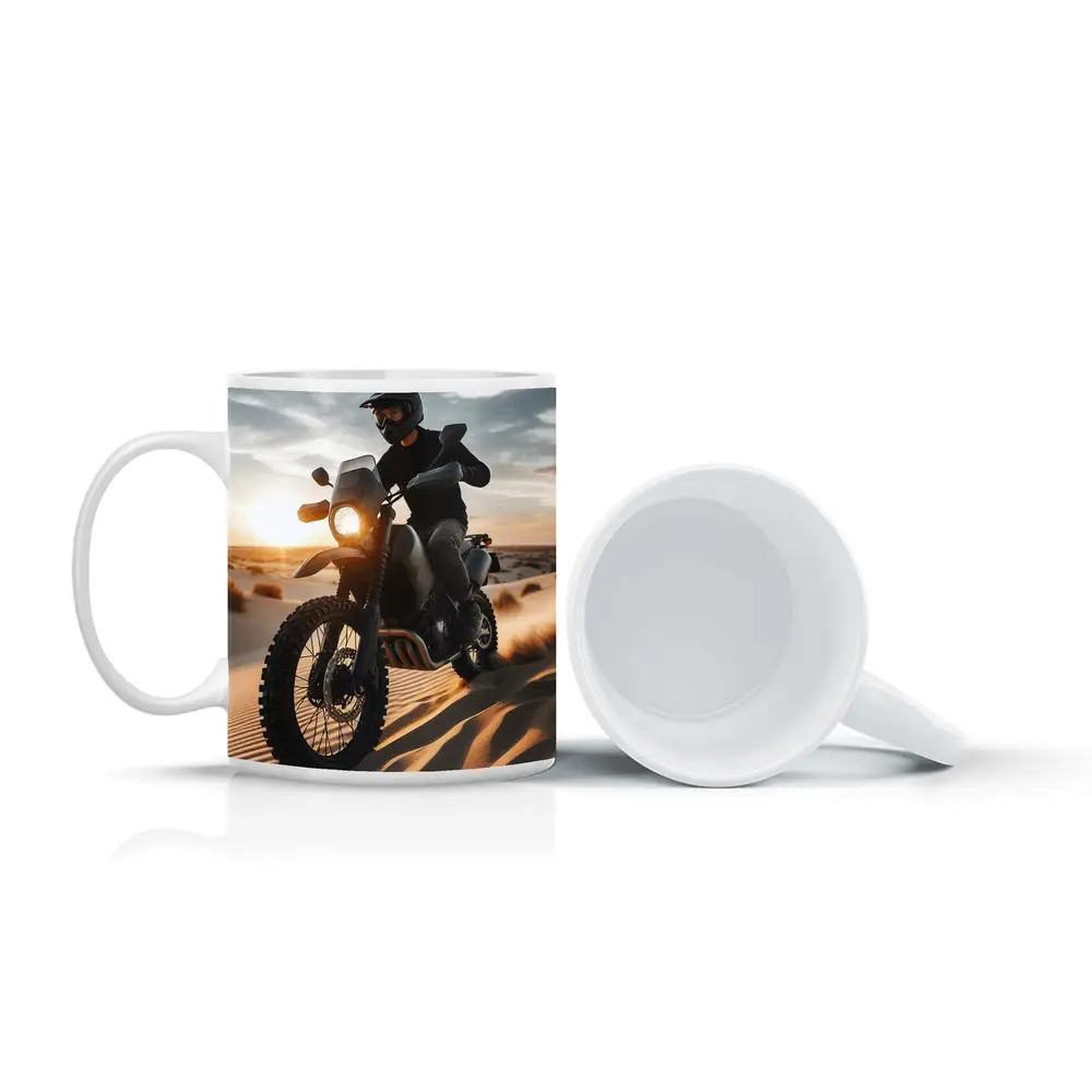 Adventure Dual Sport Bike Desert Sunset Rider – Mugs
