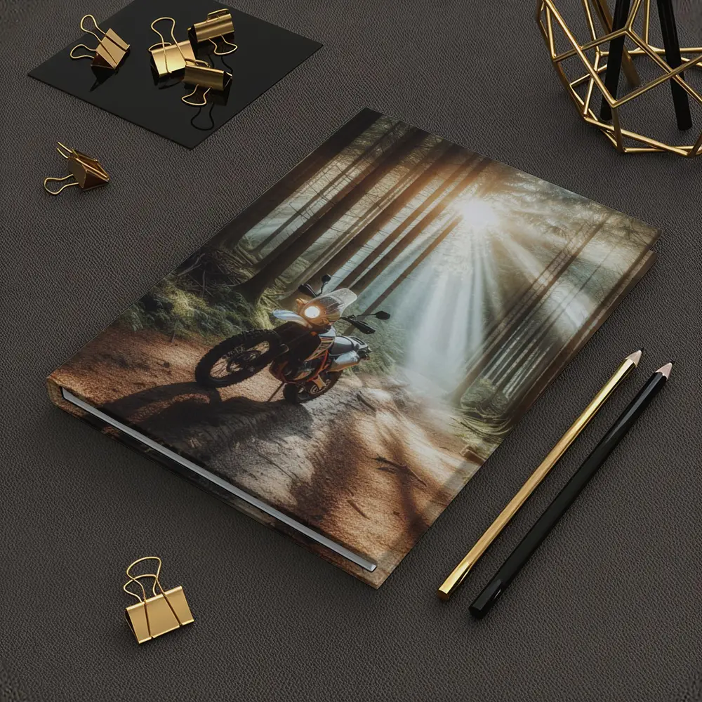 Adventure Dual Sport Bike Forest Sunrays – Notebooks