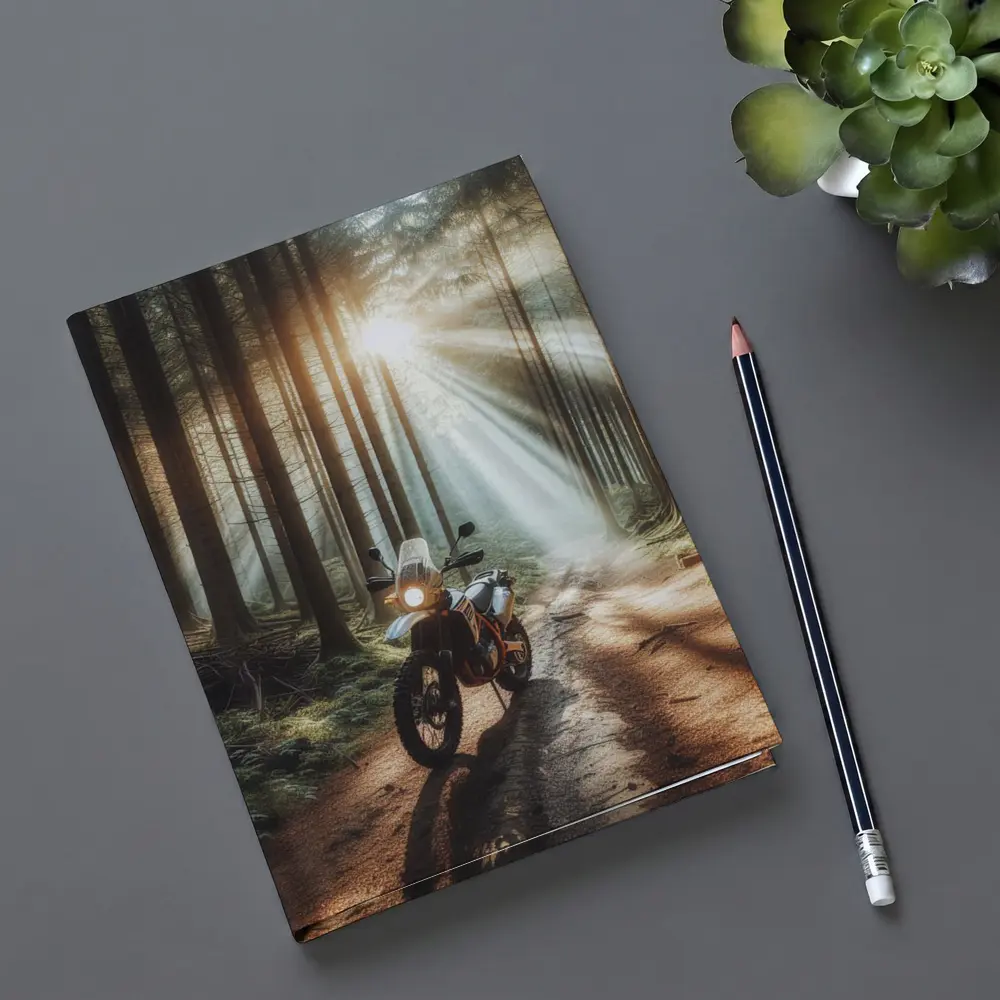 Adventure Dual Sport Bike Forest Sunrays – Notebooks