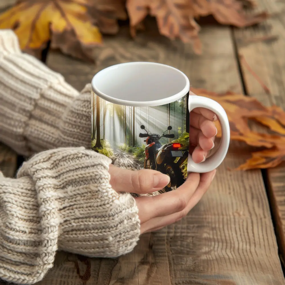 Adventure Dual Sport Bike Misty Forest Trail – Mugs