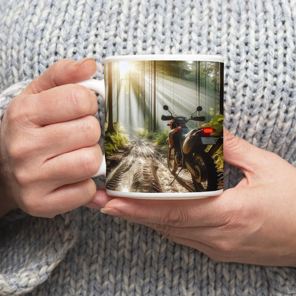 Adventure Dual Sport Bike Misty Forest Trail – Mugs