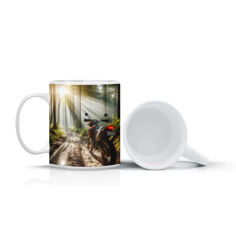 Adventure Dual Sport Bike Misty Forest Trail – Mugs