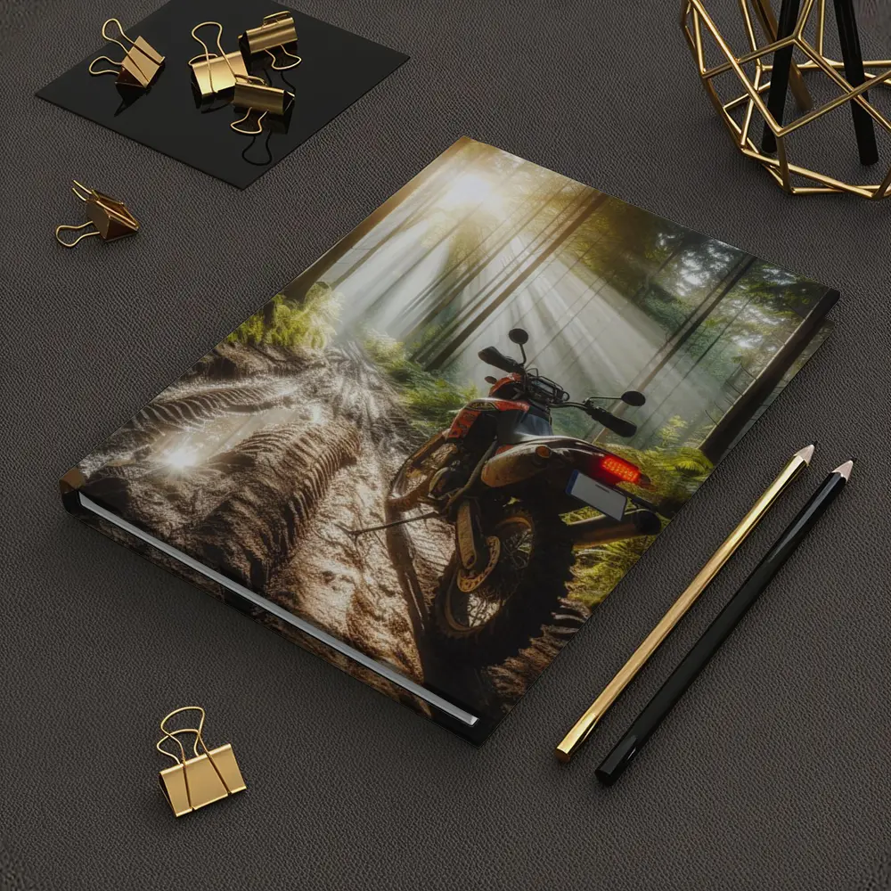 Adventure Dual Sport Bike Misty Forest Trail – Notebooks