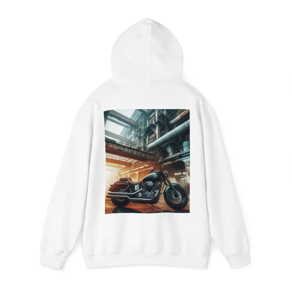 Harley Davidson Cruiser Industrial Factory Background – Hoodies