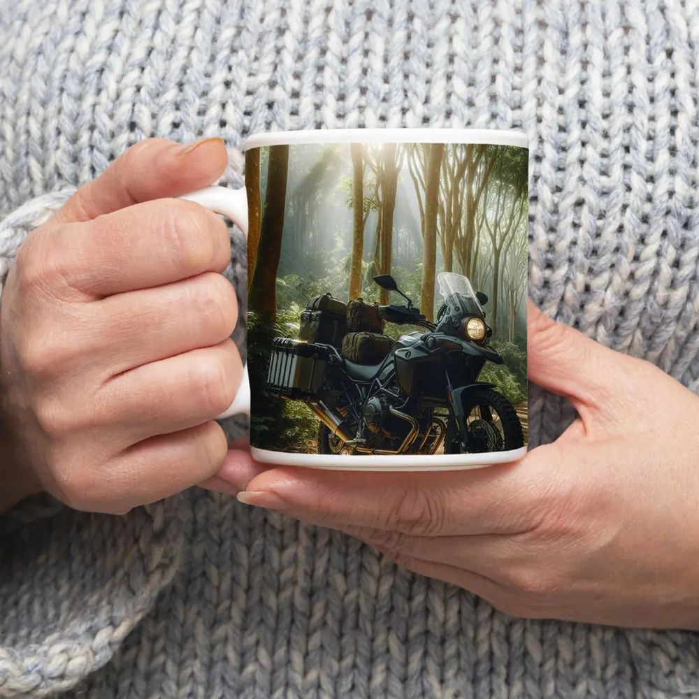 Adventure Dual Sport Bike Misty Forest Trail – Mugs