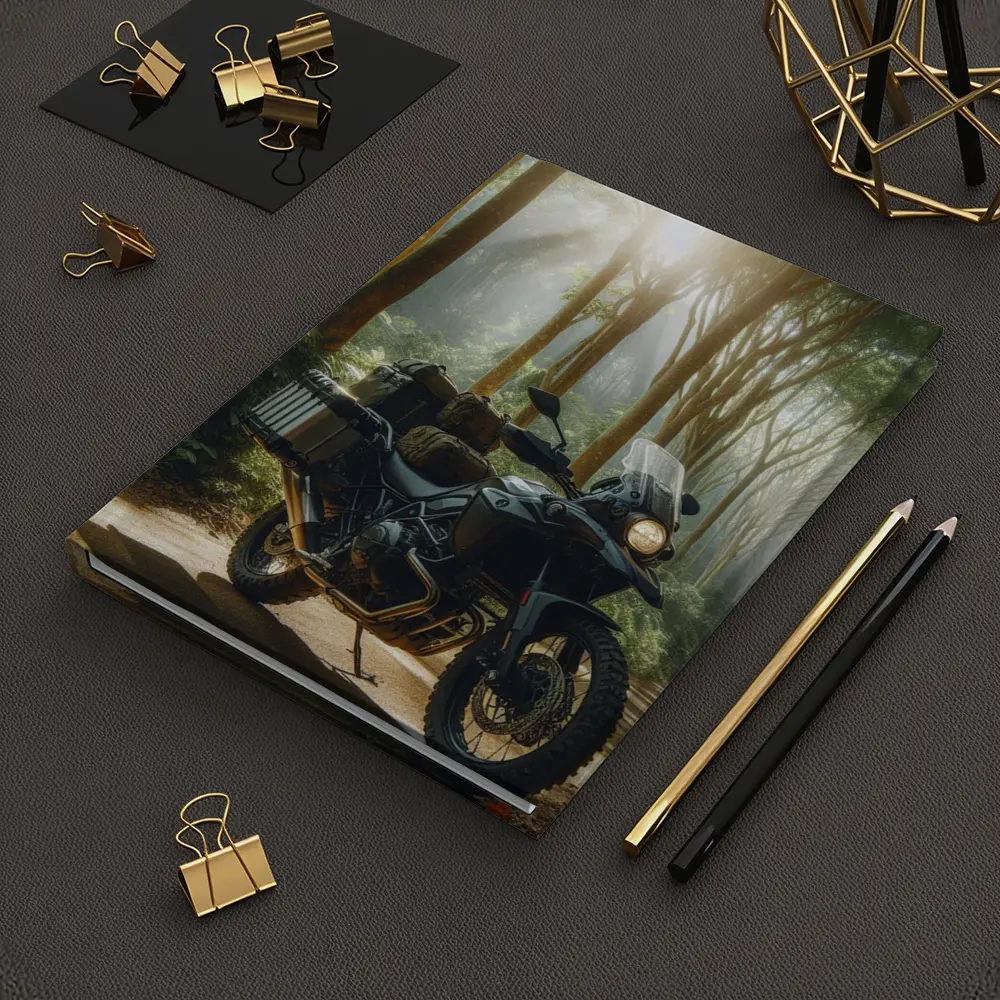 Adventure Dual Sport Bike Misty Forest Trail – Notebooks