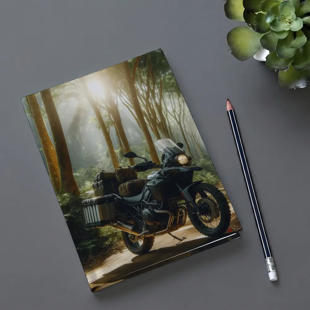Adventure Dual Sport Bike Misty Forest Trail – Notebooks