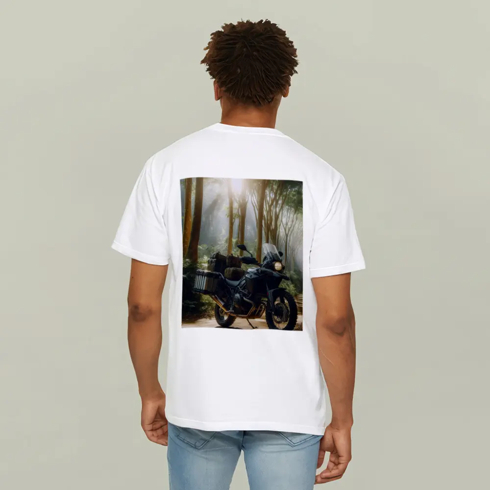 Adventure Dual Sport Bike Misty Forest Trail – T-Shirts