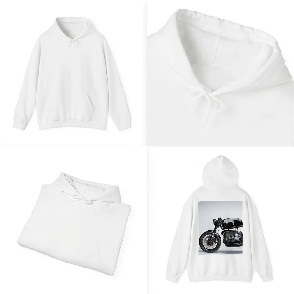 BMW Cafe Racer Custom Black Motorcycle Studio – Hoodies