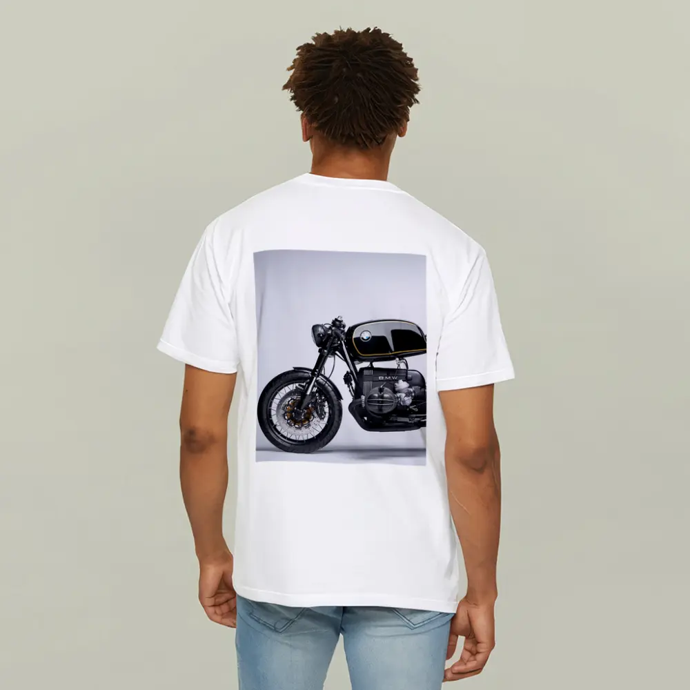 BMW Cafe Racer Custom Black Motorcycle Studio – T-Shirts