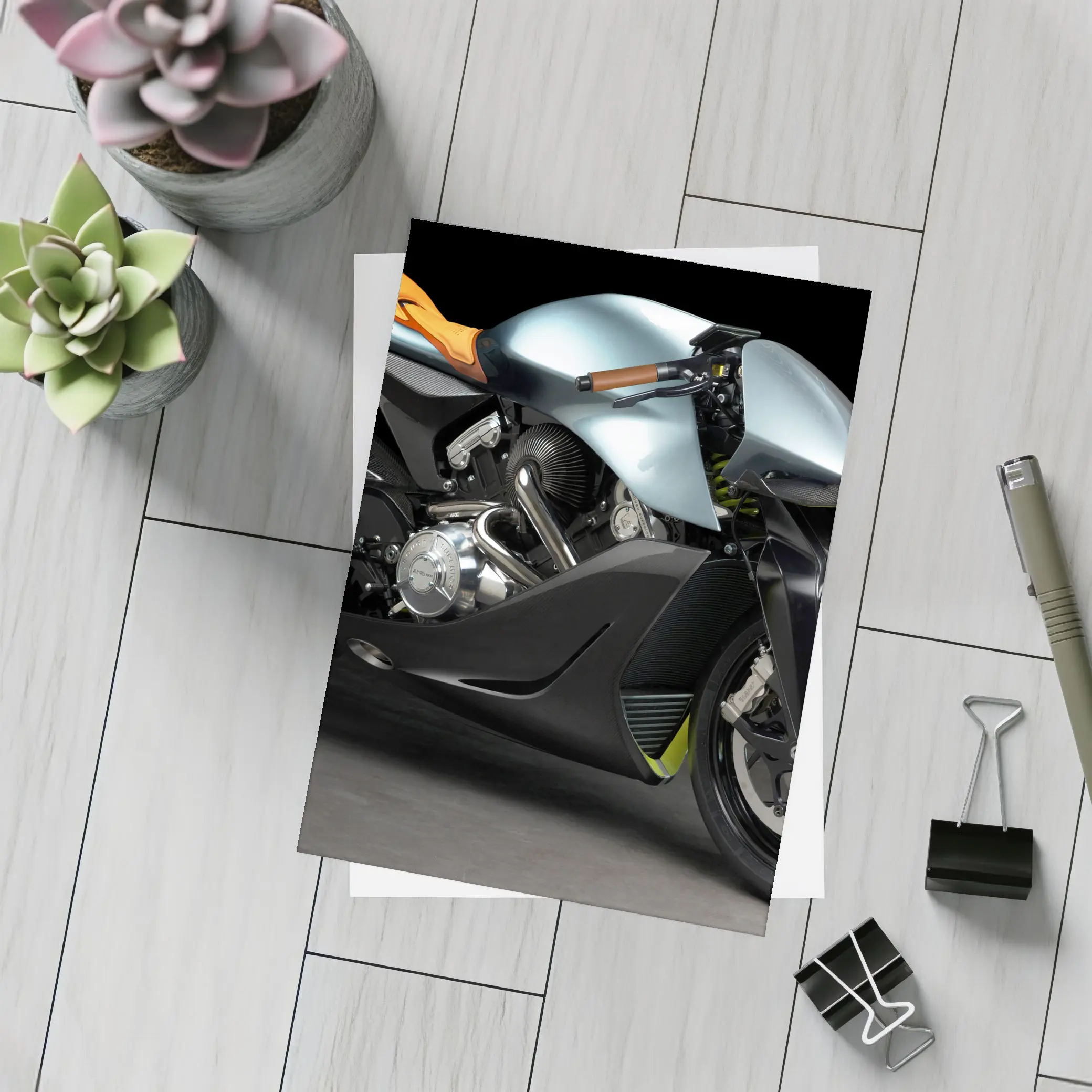 Aston Martin Concept Superbike Dark Studio – Postcards