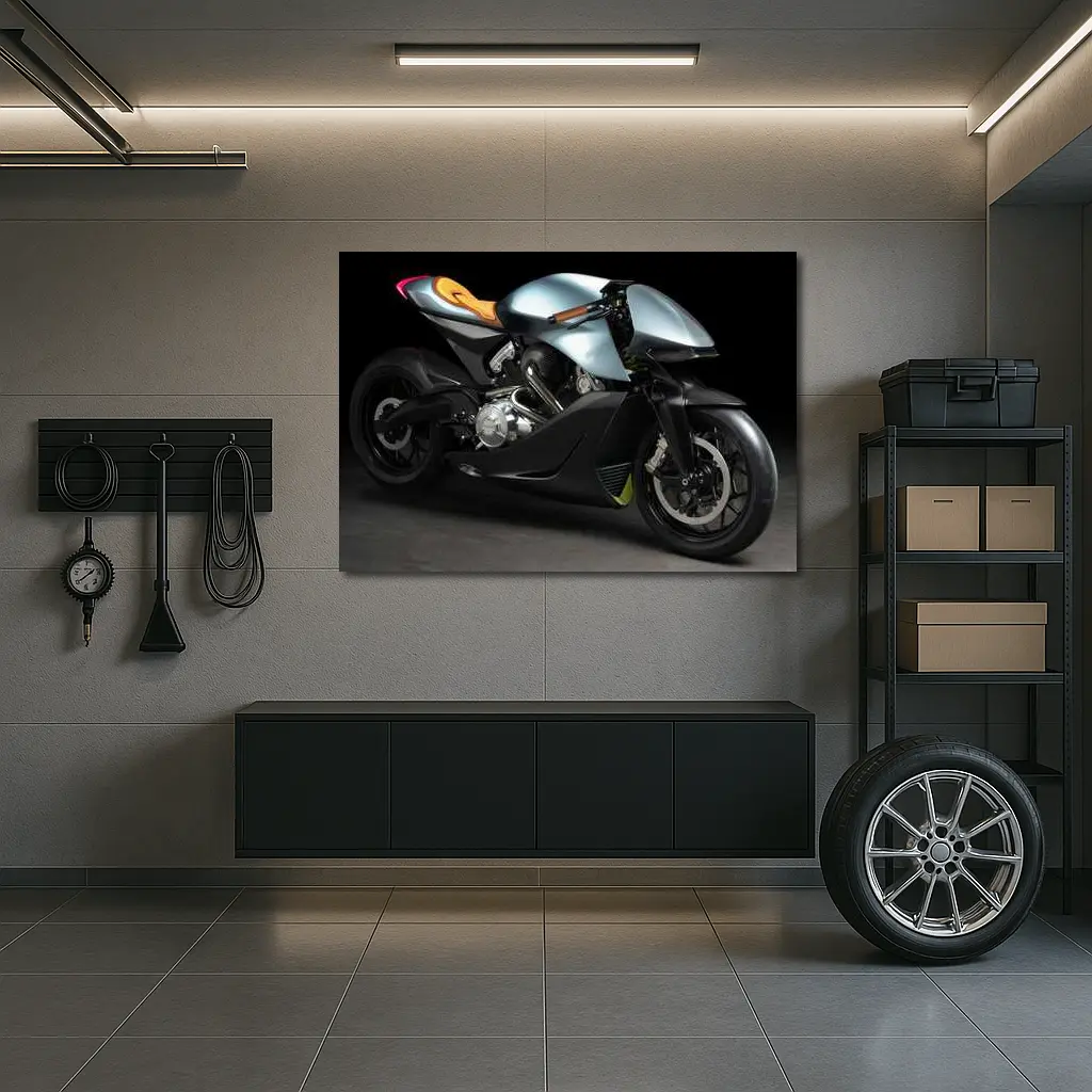Aston Martin Concept Superbike Dark Studio – Wall Art