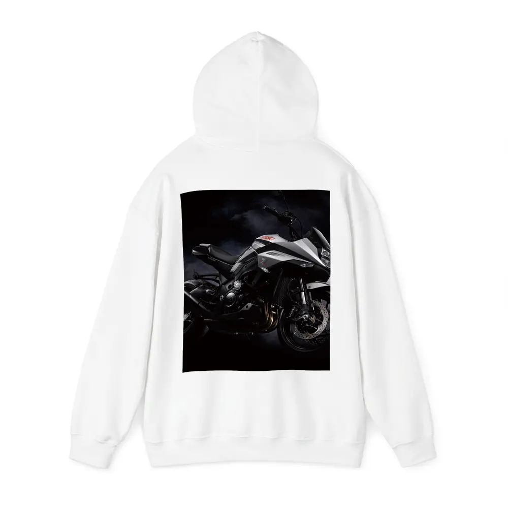 Suzuki Katana Motorcycle Dark Smoky Background – Hoodies
