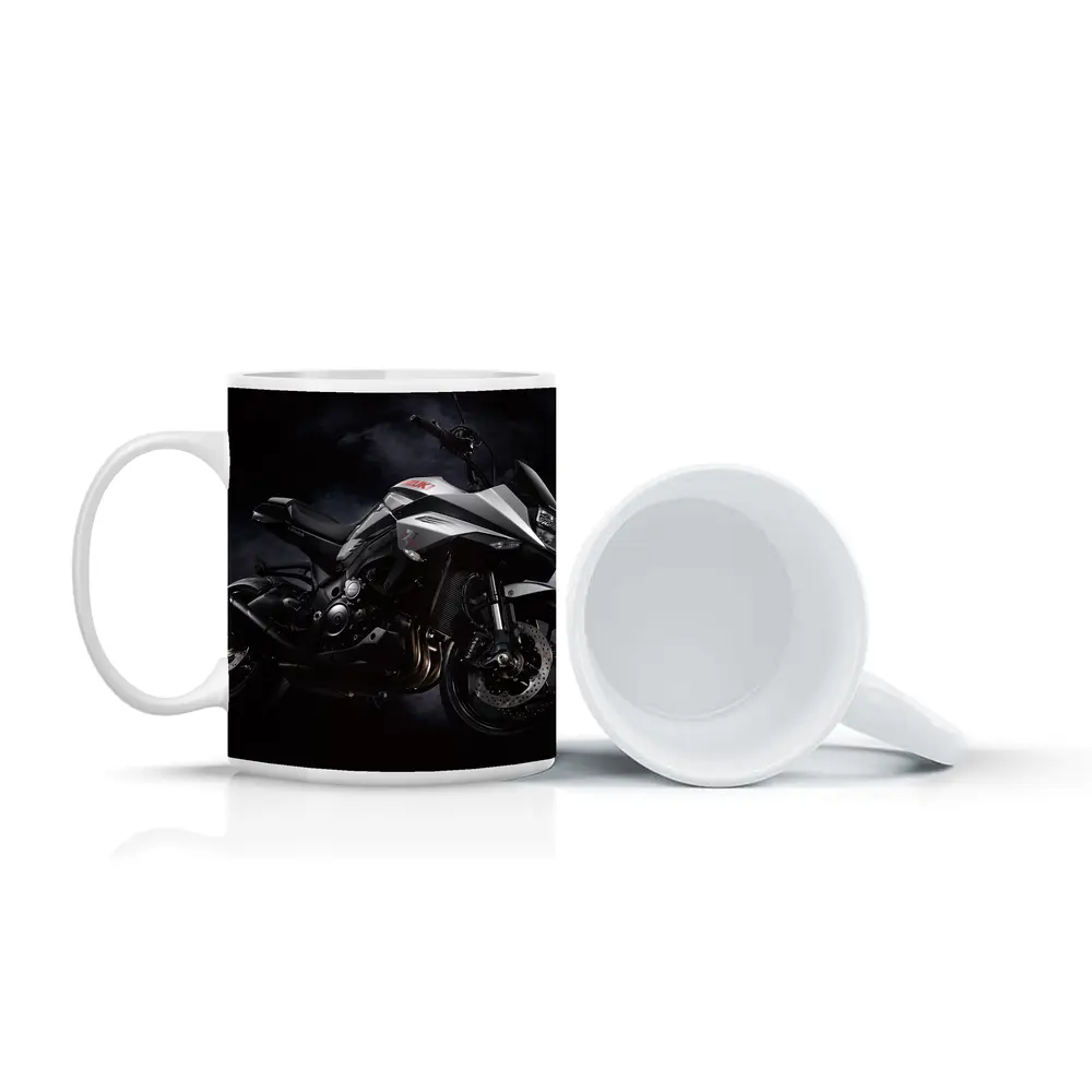 Suzuki Katana Motorcycle Dark Smoky Background – Mugs