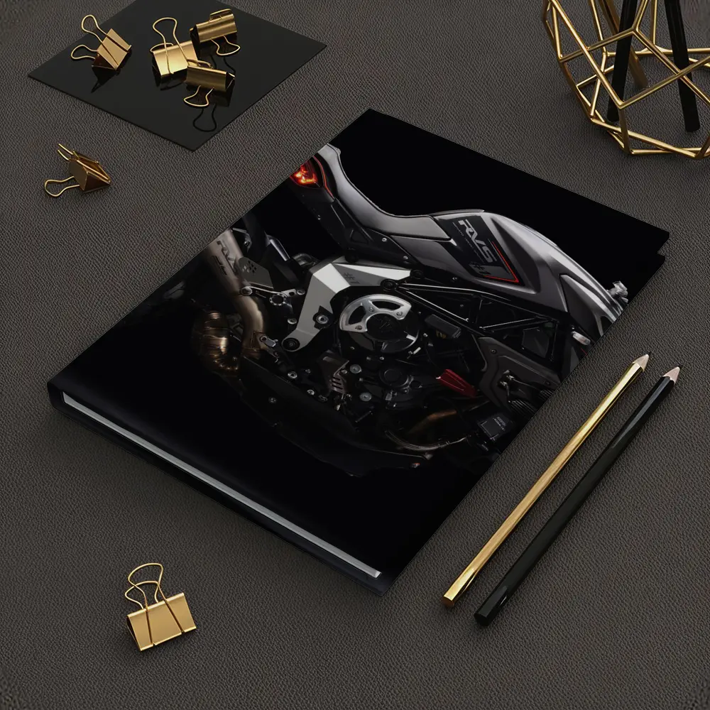 MV Agusta Naked Streetfighter Motorcycle Dark Background – Notebooks
