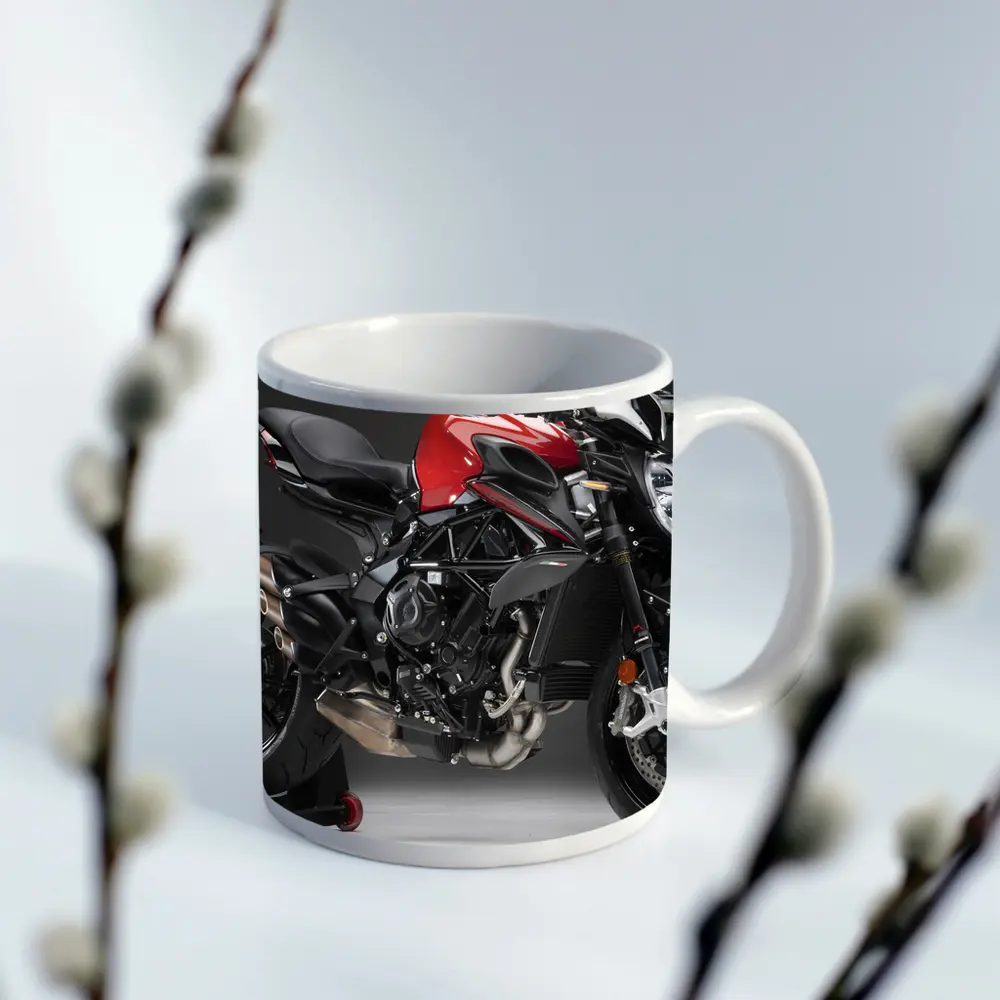 MV Agusta Brutale Red Naked Motorcycle Studio – Mugs