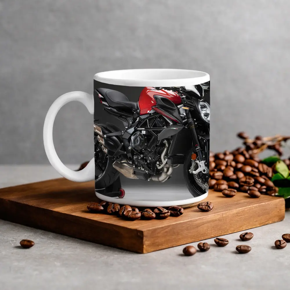 MV Agusta Brutale Red Naked Motorcycle Studio – Mugs