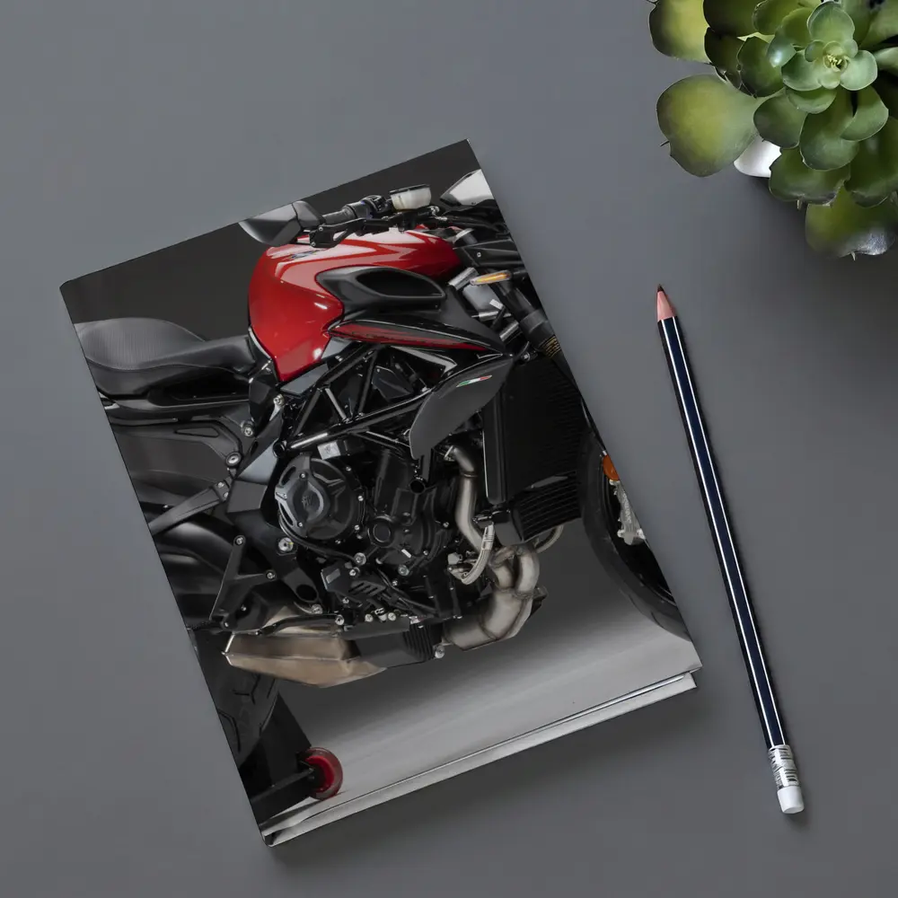 MV Agusta Brutale Red Naked Motorcycle Studio – Notebooks