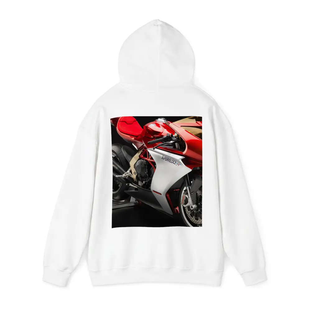 MV Agusta Superveloce Red White Studio – Hoodies