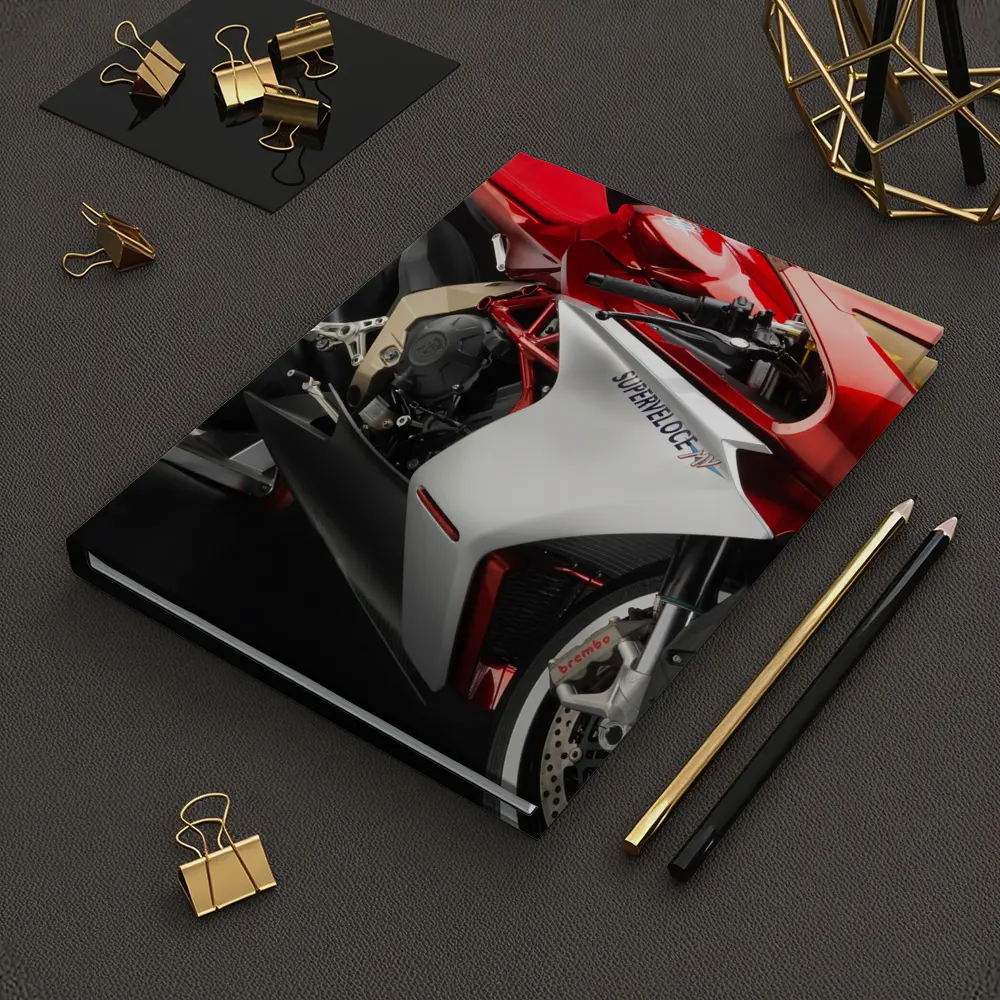 MV Agusta Superveloce Red White Studio – Notebooks