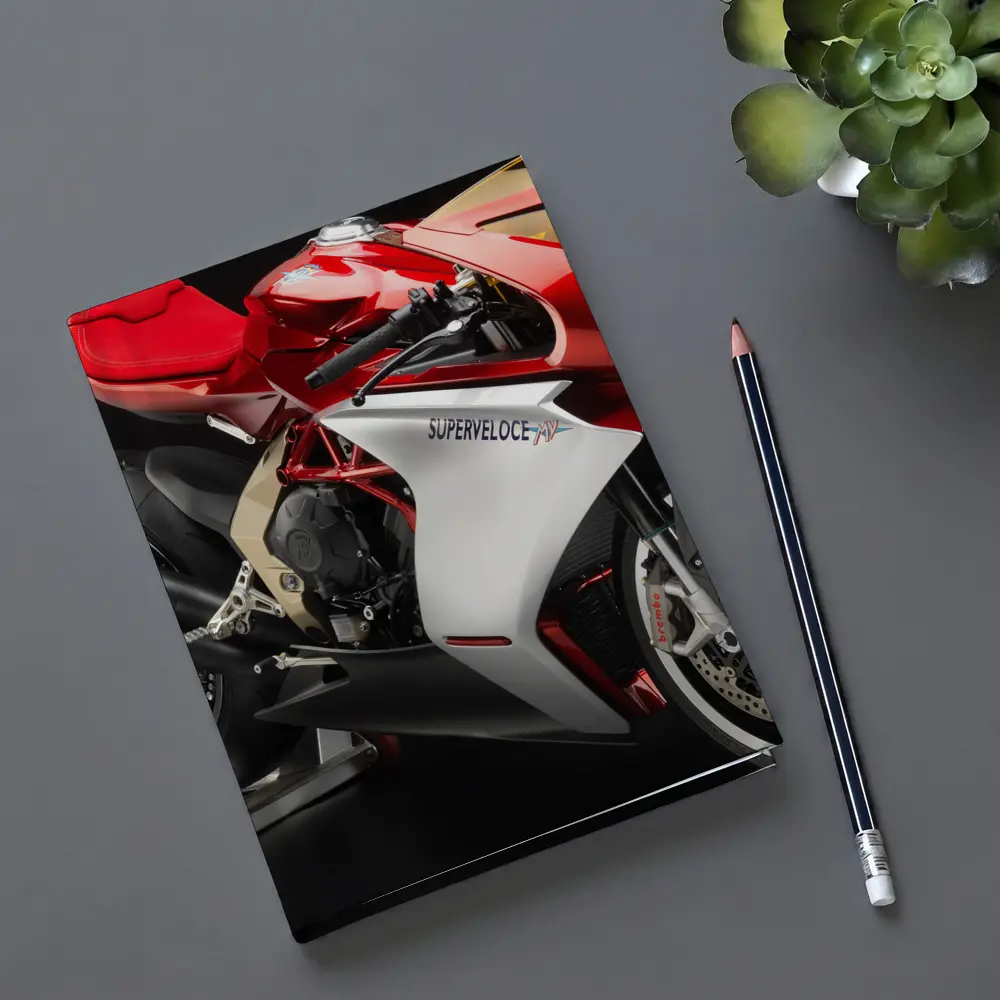MV Agusta Superveloce Red White Studio – Notebooks