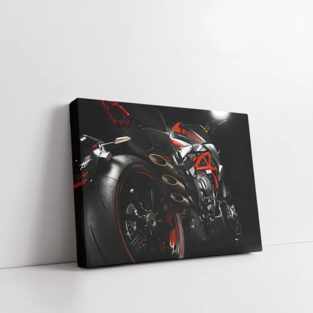 MV Agusta Naked Bike Dark Studio Shot – Wall Art