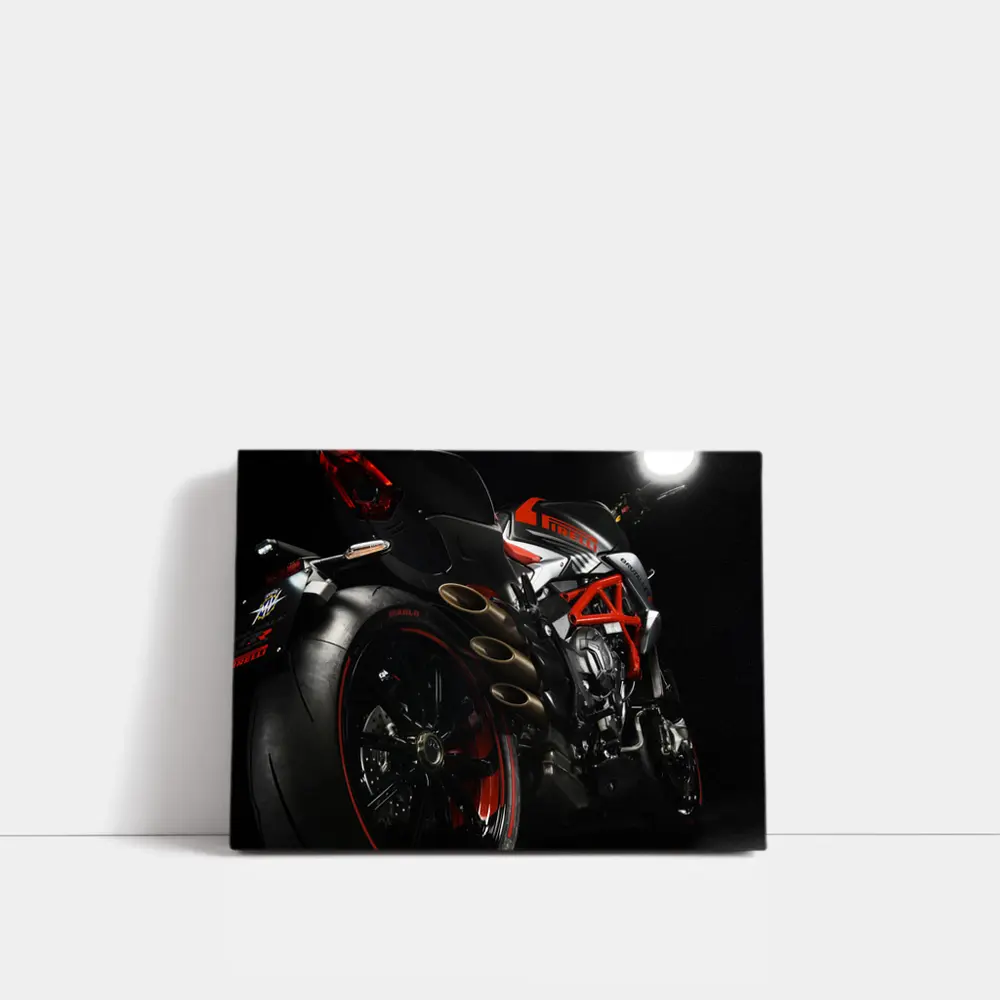 MV Agusta Naked Bike Dark Studio Shot – Wall Art