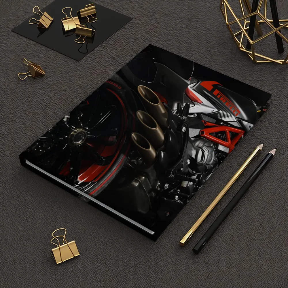 MV Agusta Naked Bike Dark Studio Shot – Notebooks