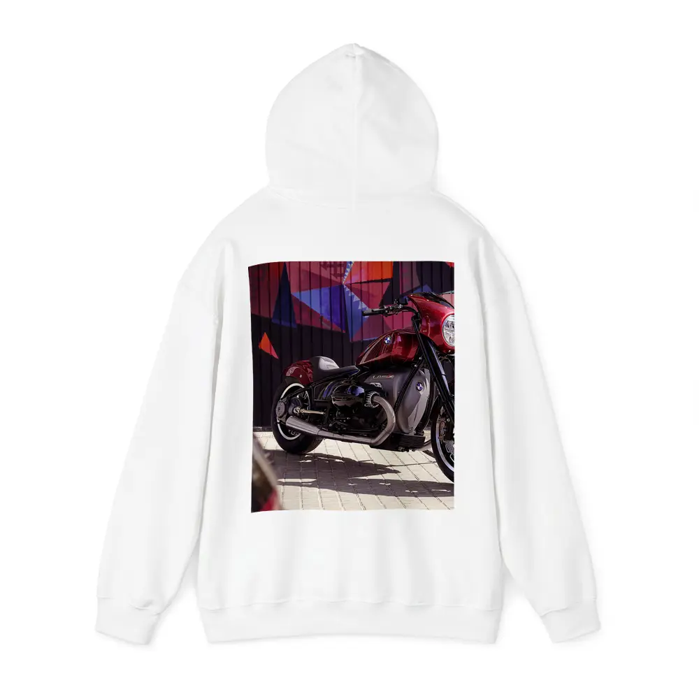BMW Cruiser Motorcycle Red Graffiti Wall – Hoodies