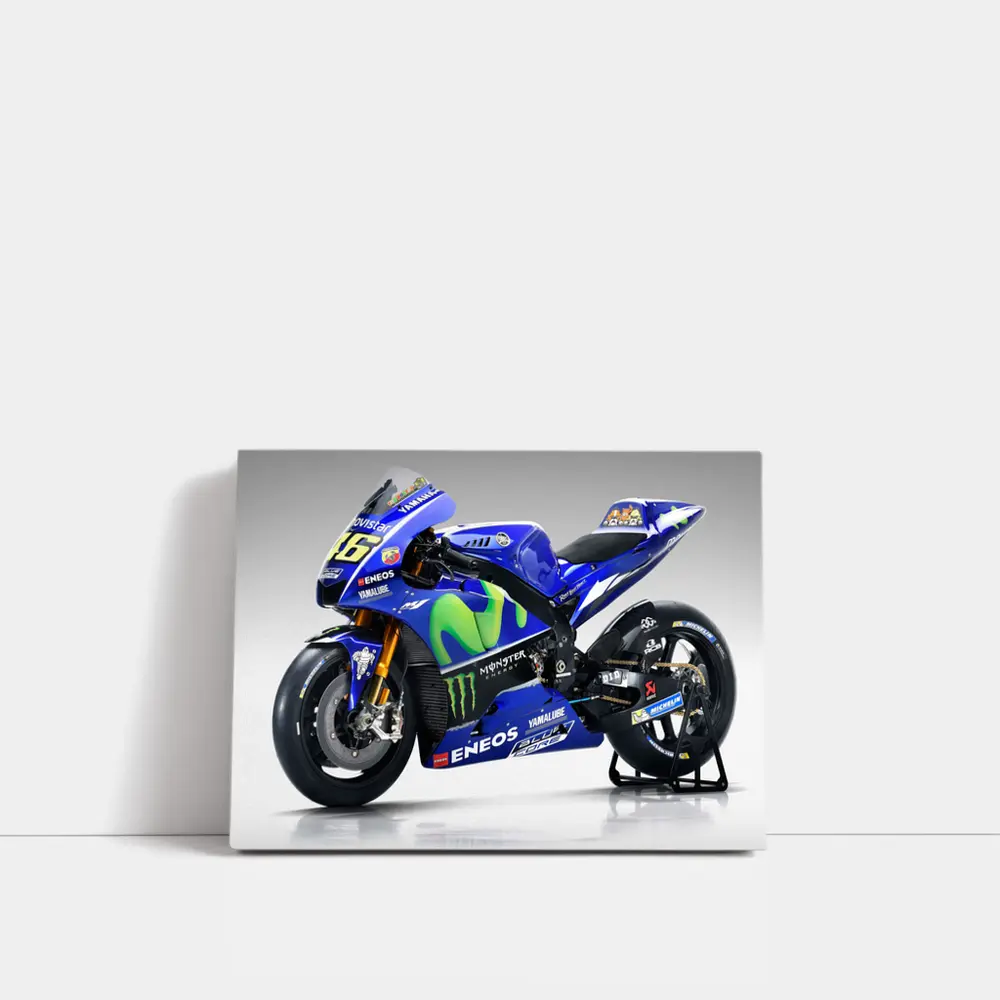 Yamaha MotoGP Race Bike Number Forty Six – Wall Art